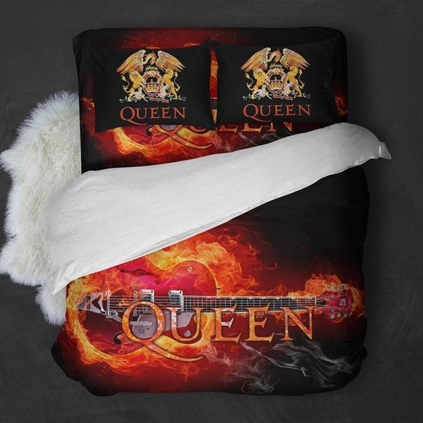 Queen Band Guitar Bedding Set