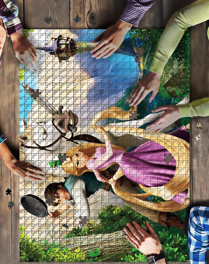 Rapunzel 2 Jigsaw Mock Puzzle Kid Toys