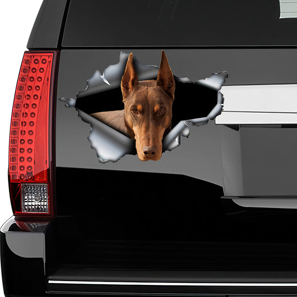 Best Red Dobbie Car 3D Stickers Decal Car Accessories Car Decoration Amazing Gift Idea