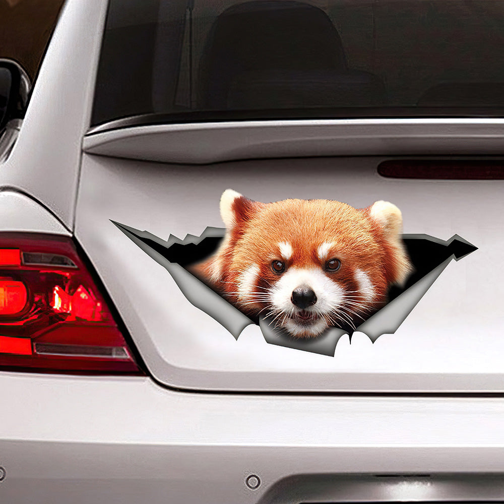 Best Red Panda Decal Car 3D Stickers Decal Car Accessories Car Decoration Amazing Gift Idea