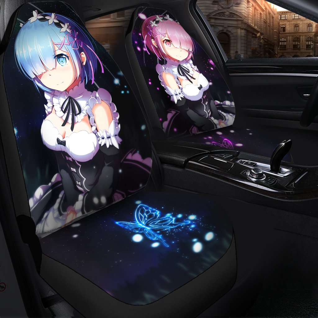 Rem & Ram Zero Starting Life In Another World Seat Covers