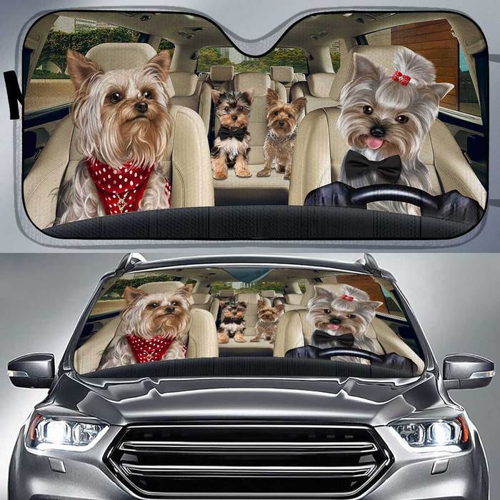 Yorkshire Terrier Auto Sun Shade Puppy In Car, Gift Ideas 2021