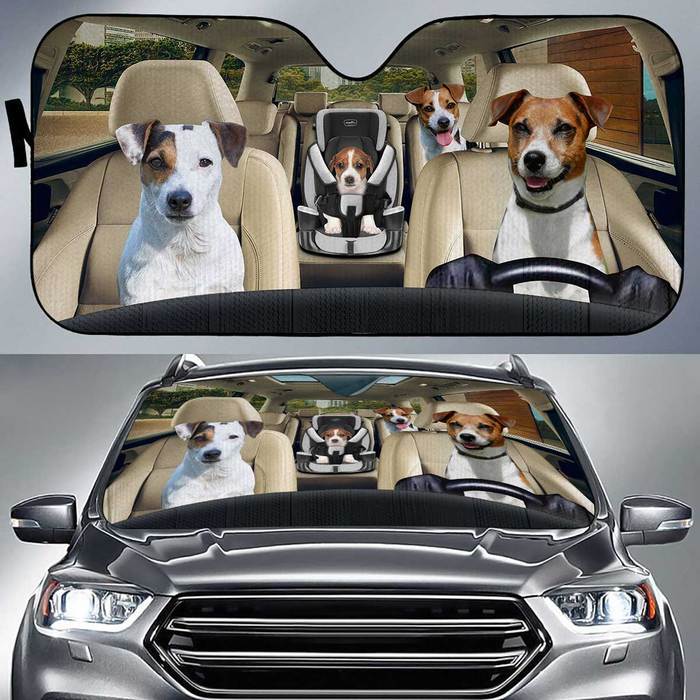 Jack Russel Terrier Auto Sun Shade Baby In Car, Gift Ideas 2021