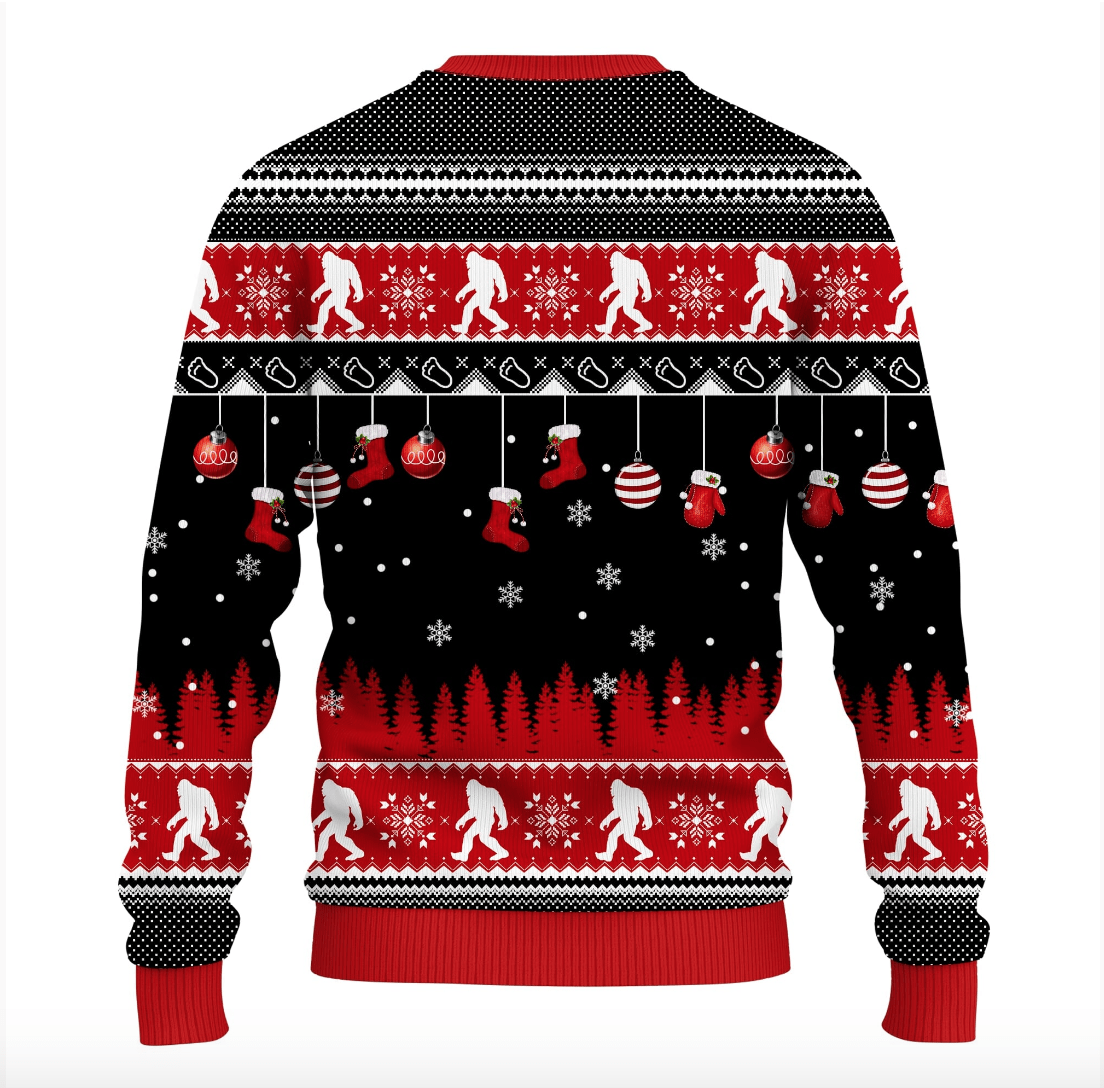 Bigfoot Ugly Christmas Sweater Amazing Gift Idea Thanksgiving Gift