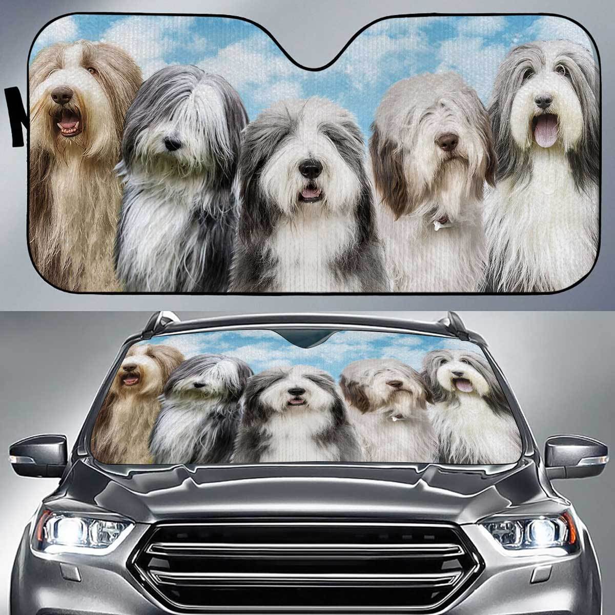 Bearded Collie Funny Team Auto Sun Shade Gift Ideas 2021