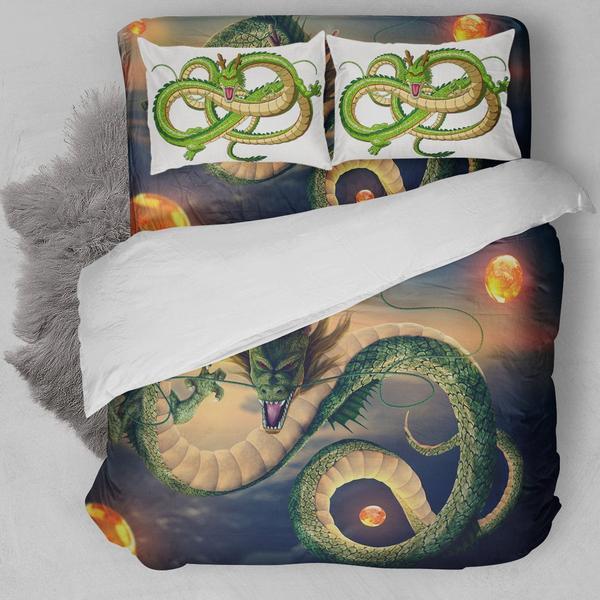 Shenlong White Version Dragon Ball Bedding Set