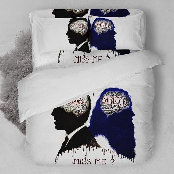 Sherlock Homes-Miss Me Bedding Set