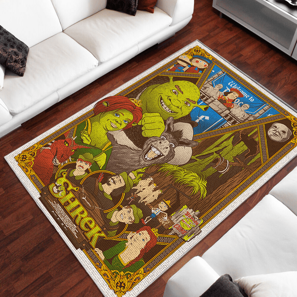 Shrek Area Rug Home Decor Bedroom Living Room Decor