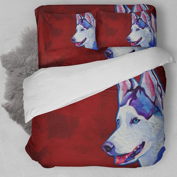 Siberian Husky A Bedding Set