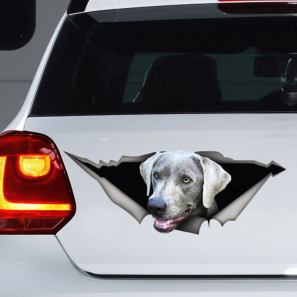 Best Silver Labrador Car 3D Stickers Decal Car Accessories Car Decoration Amazing Gift Idea