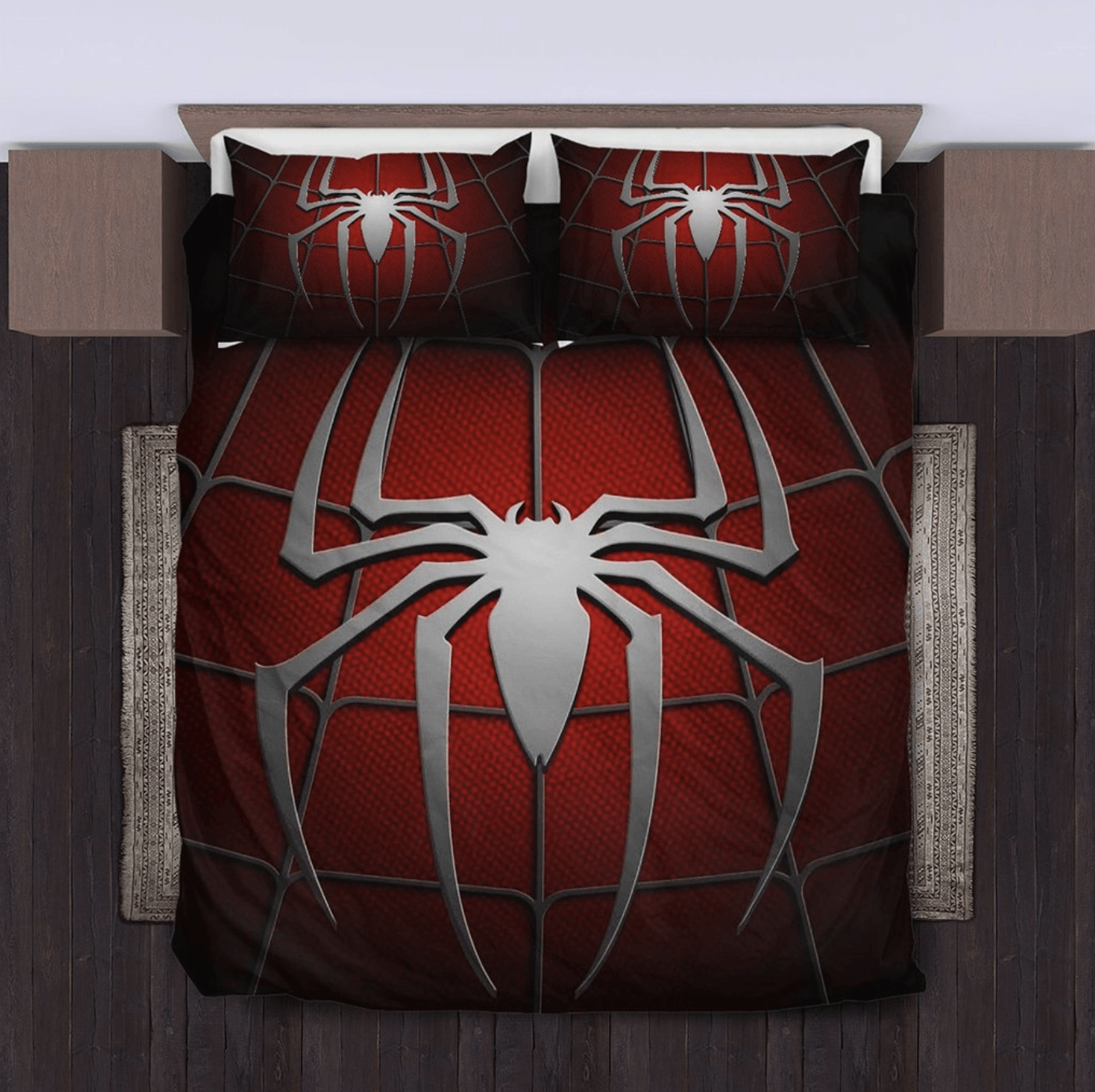 Spiderman Bedding Set Red