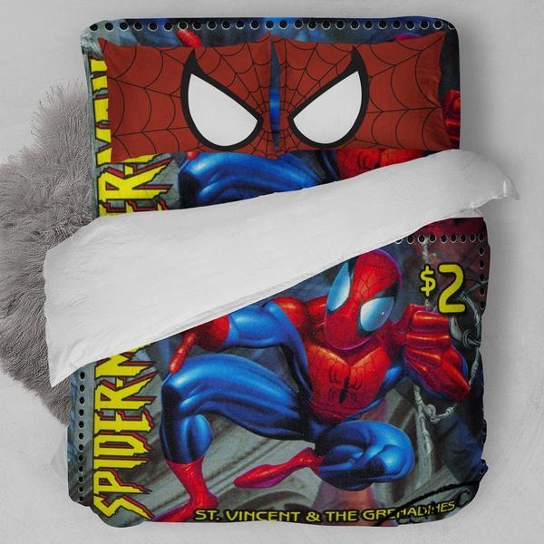 Spiderman Stamp Bedding Set