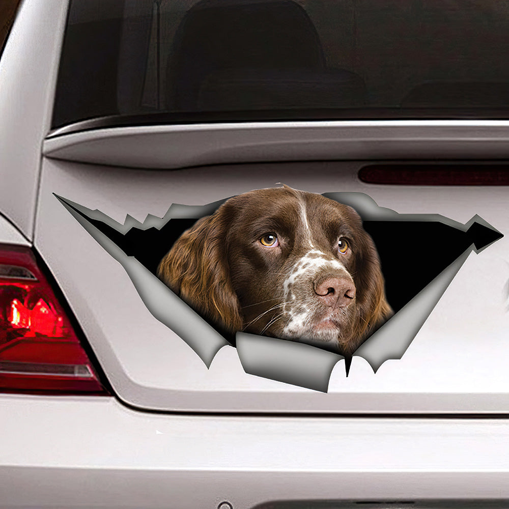 Best Springer Spaniel Car 3D Stickers Decal Car Accessories Car Decoration Amazing Gift Idea