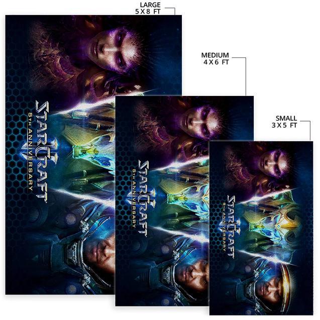 Starcraft Ii Area Rug Home Decor Bedroom Living Room Decor