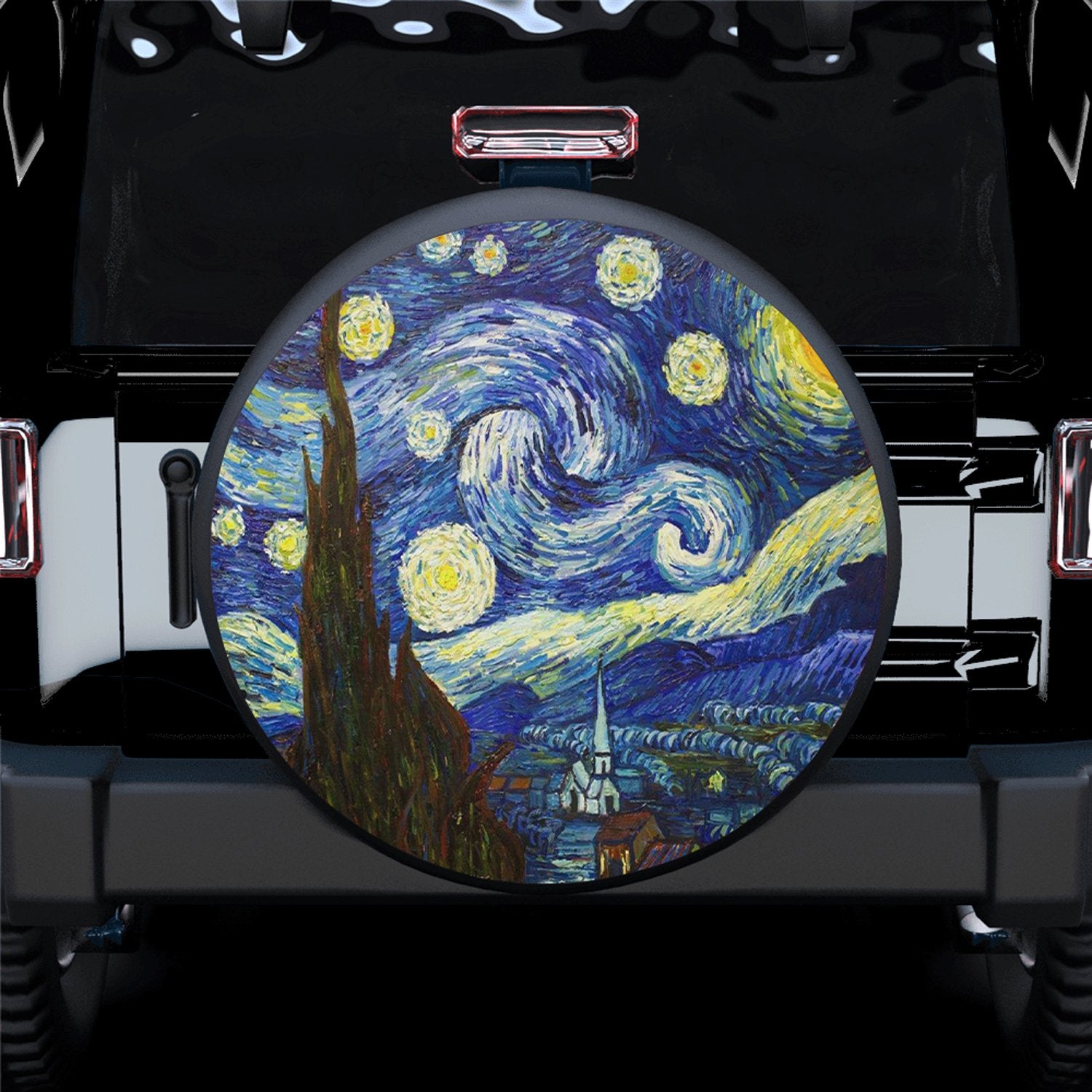 Starry Night Spare Tire Covers Gift For Campers