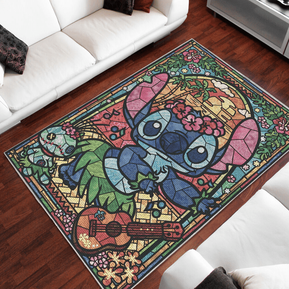 Stitch Area Rug Home Decor Bedroom Living Room Decor