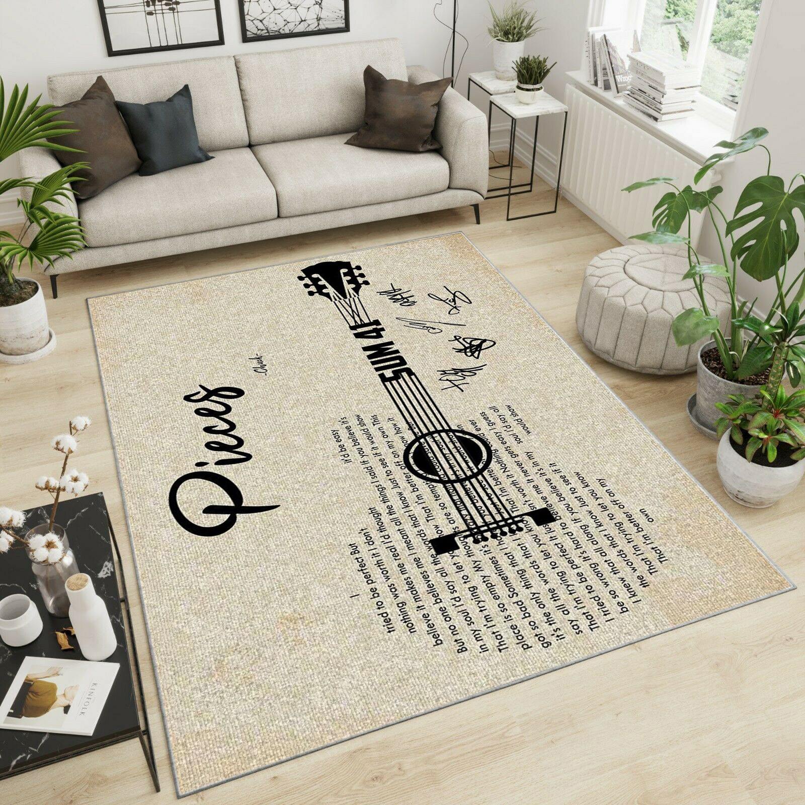 Sum 41 Area Rug Home Decor Bedroom Living Room Decor