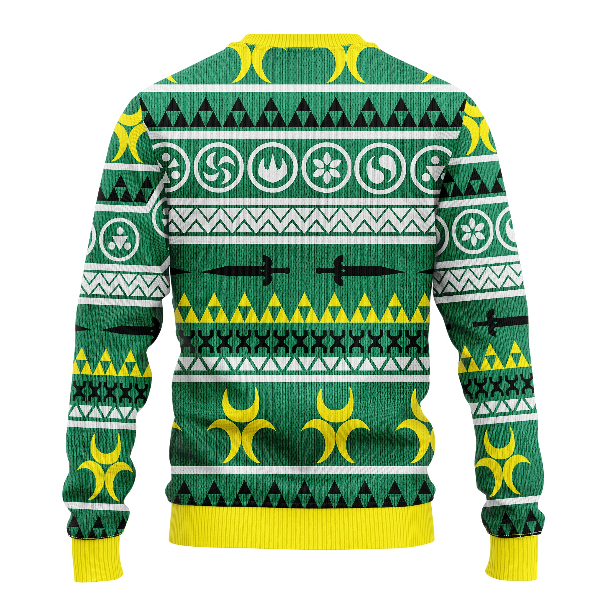 Zelda Green Yellow Ugly Christmas Sweater Amazing Gift Idea Thanksgiving Gift