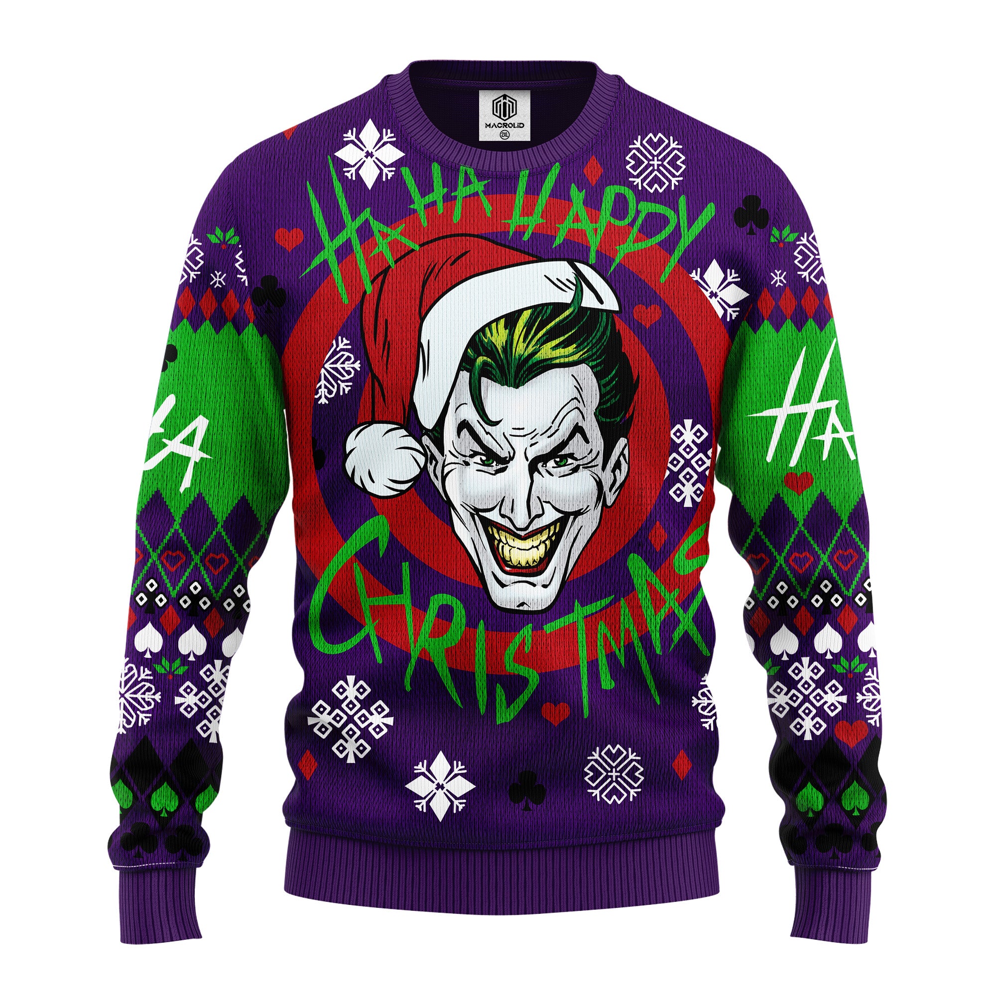 Joker Green Ugly Christmas Sweater Amazing Gift Idea Thanksgiving Gift