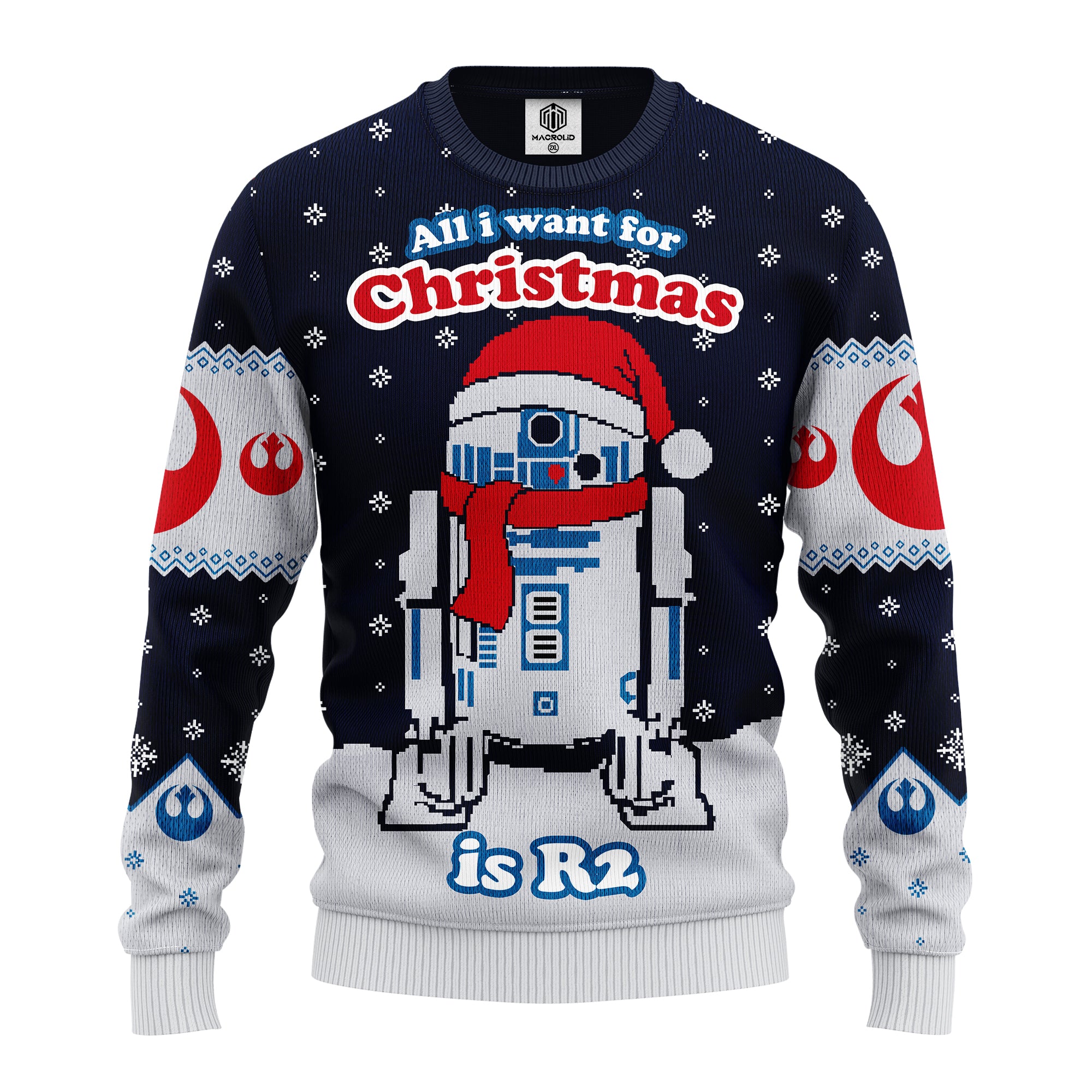 R2 Star Wars Xmas Ugly Christmas Sweater Amazing Gift Idea Thanksgiving Gift