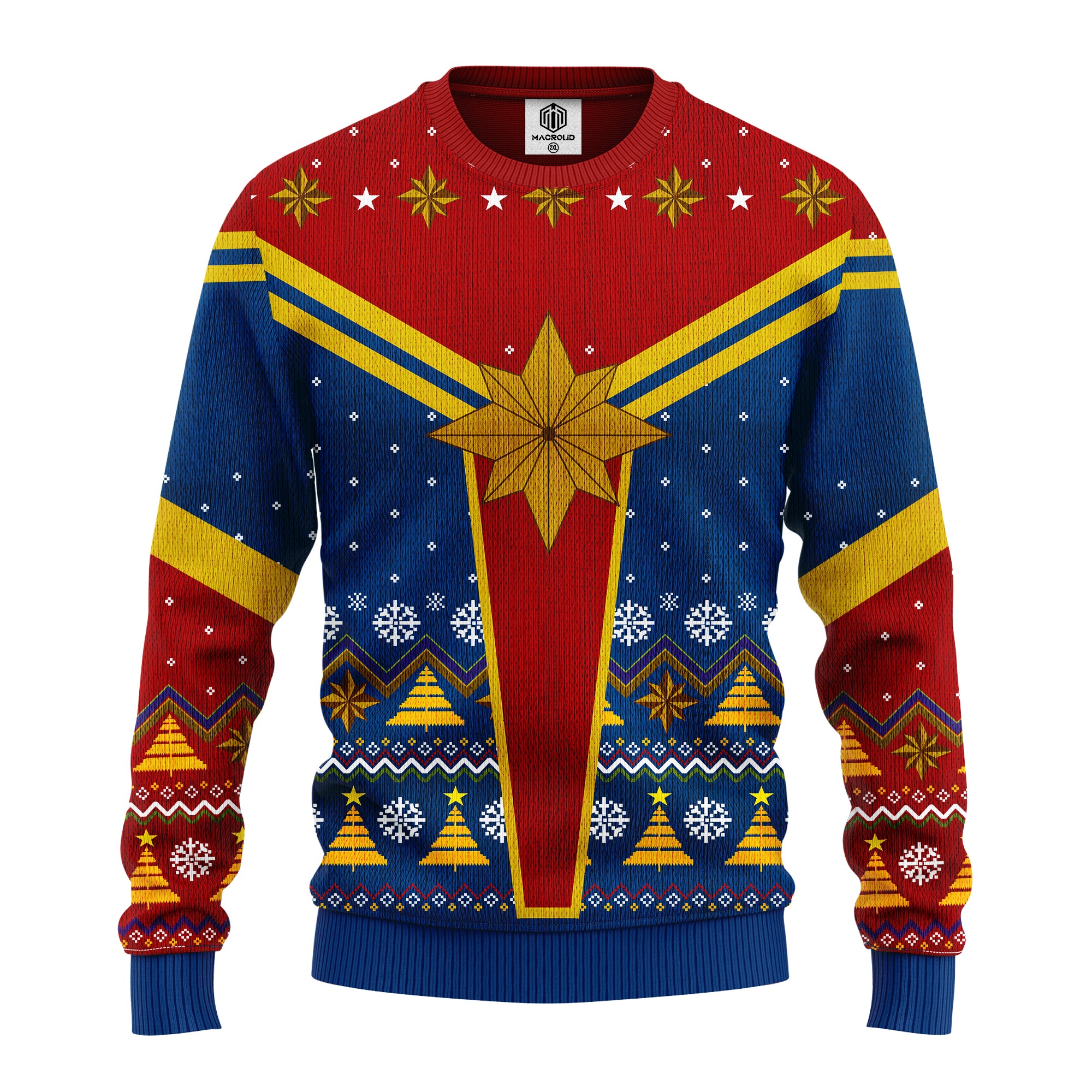 Captain Marvel Ugly Christmas Sweater Amazing Gift Idea Thanksgiving Gift