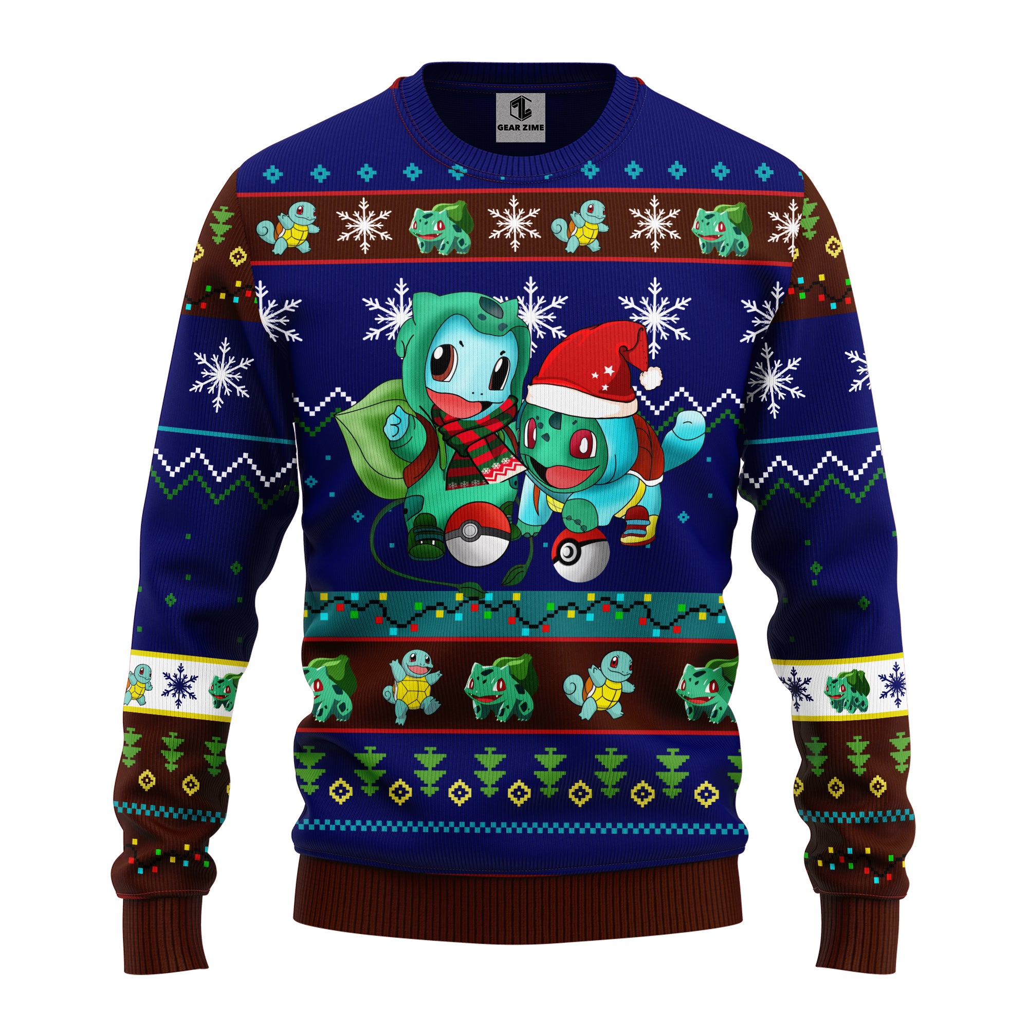 Pokemon Cute Noel Mc Ugly Christmas Blue Green 1 Amazing Gift Idea Thanksgiving Gift