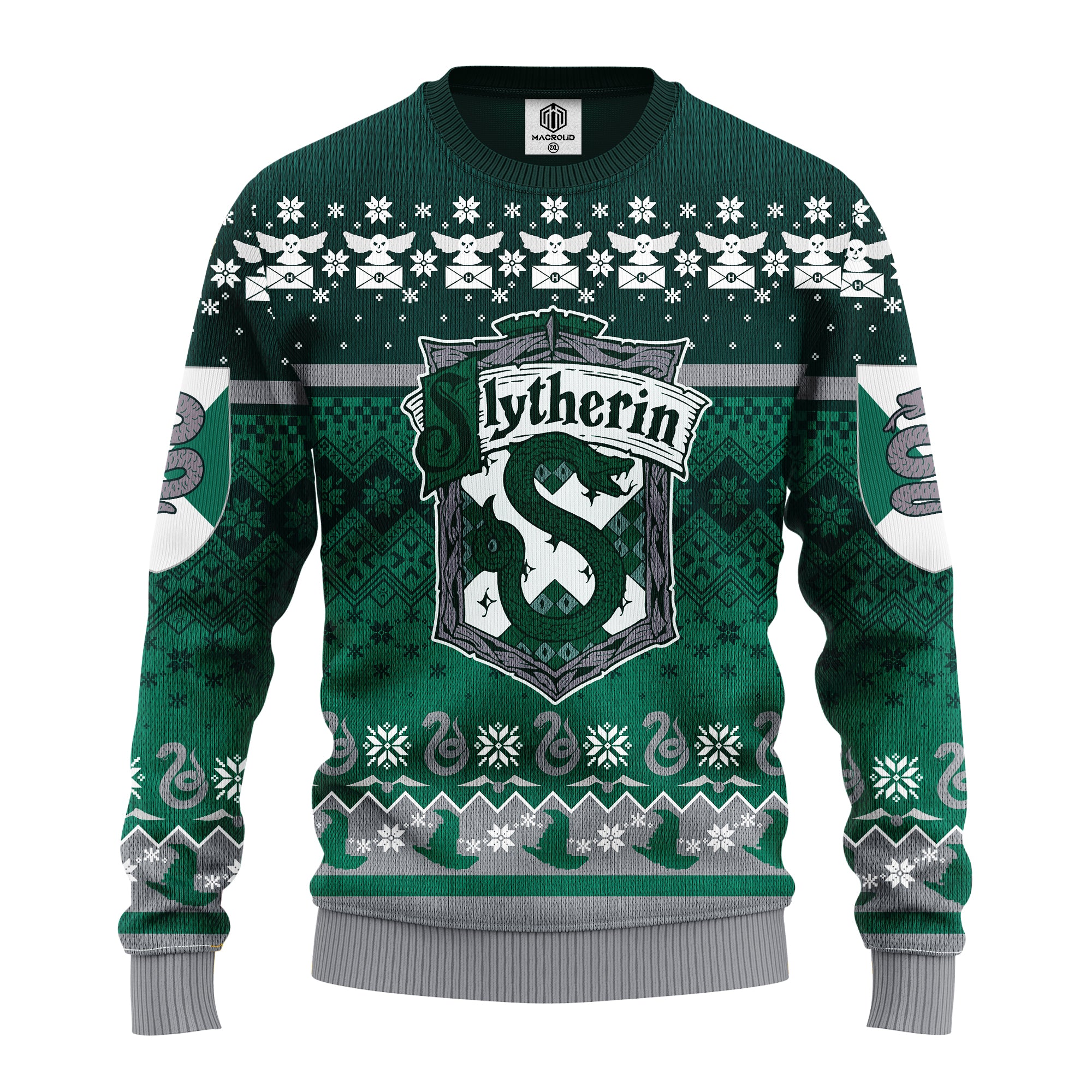 Slytherin Harry Potter Ugly Christmas Sweater Amazing Gift Idea Thanksgiving Gift