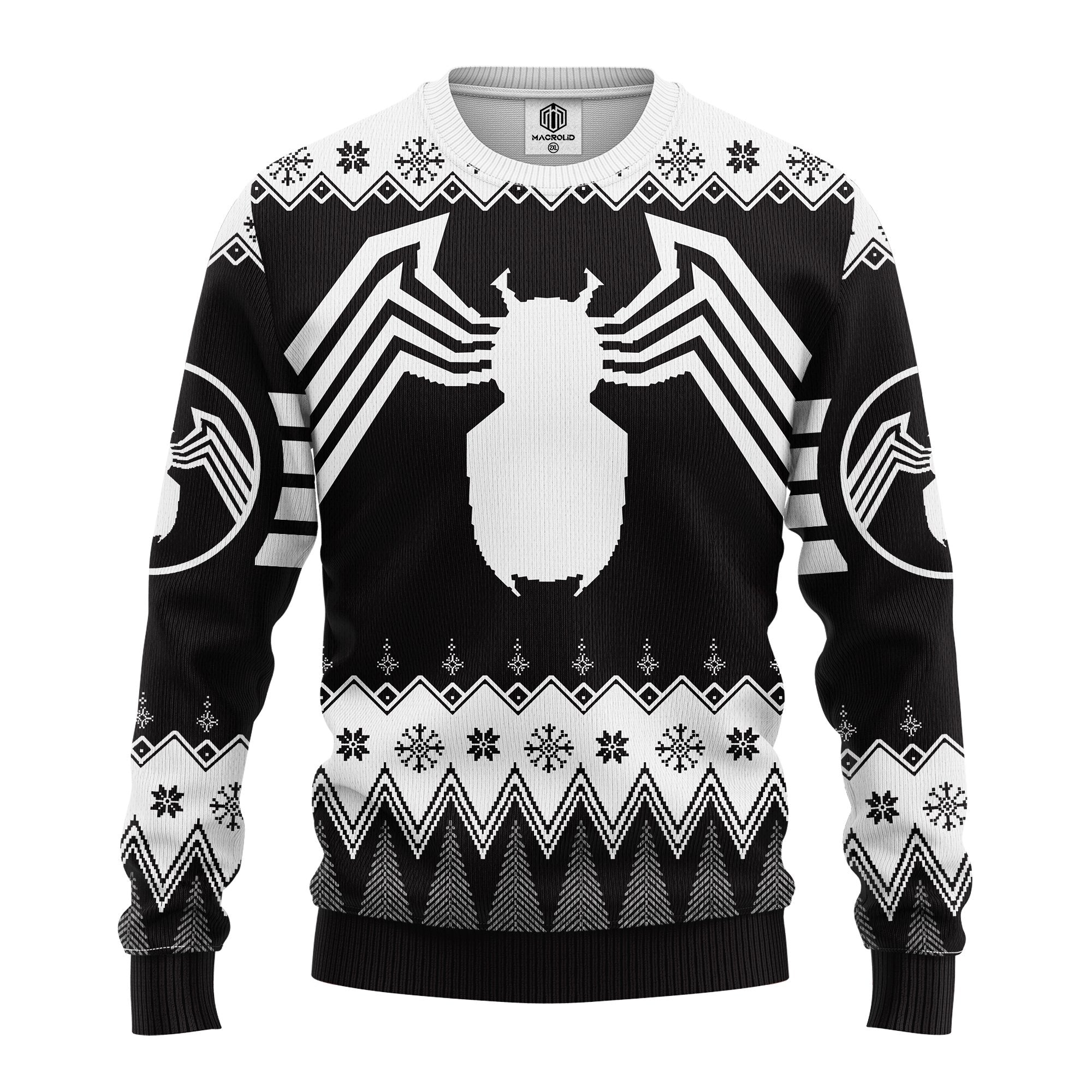 Spider Man Black Ugly Christmas Sweater Amazing Gift Idea Thanksgiving Gift