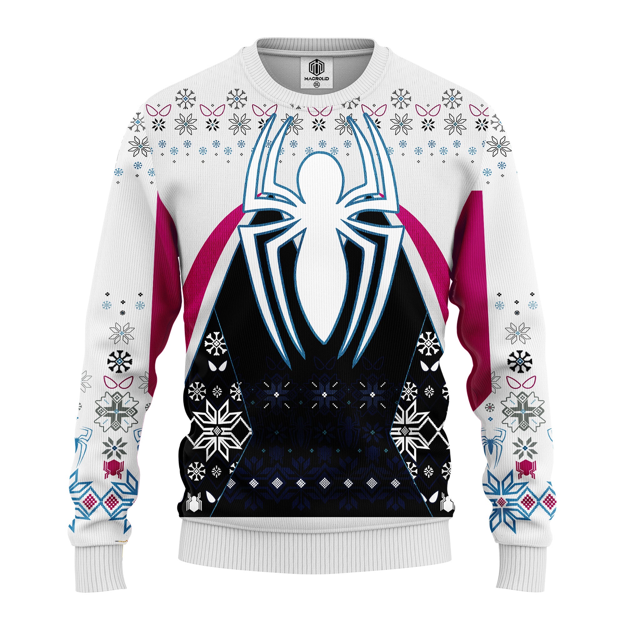 Spiderman White Ugly Christmas Sweater Amazing Gift Idea Thanksgiving Gift