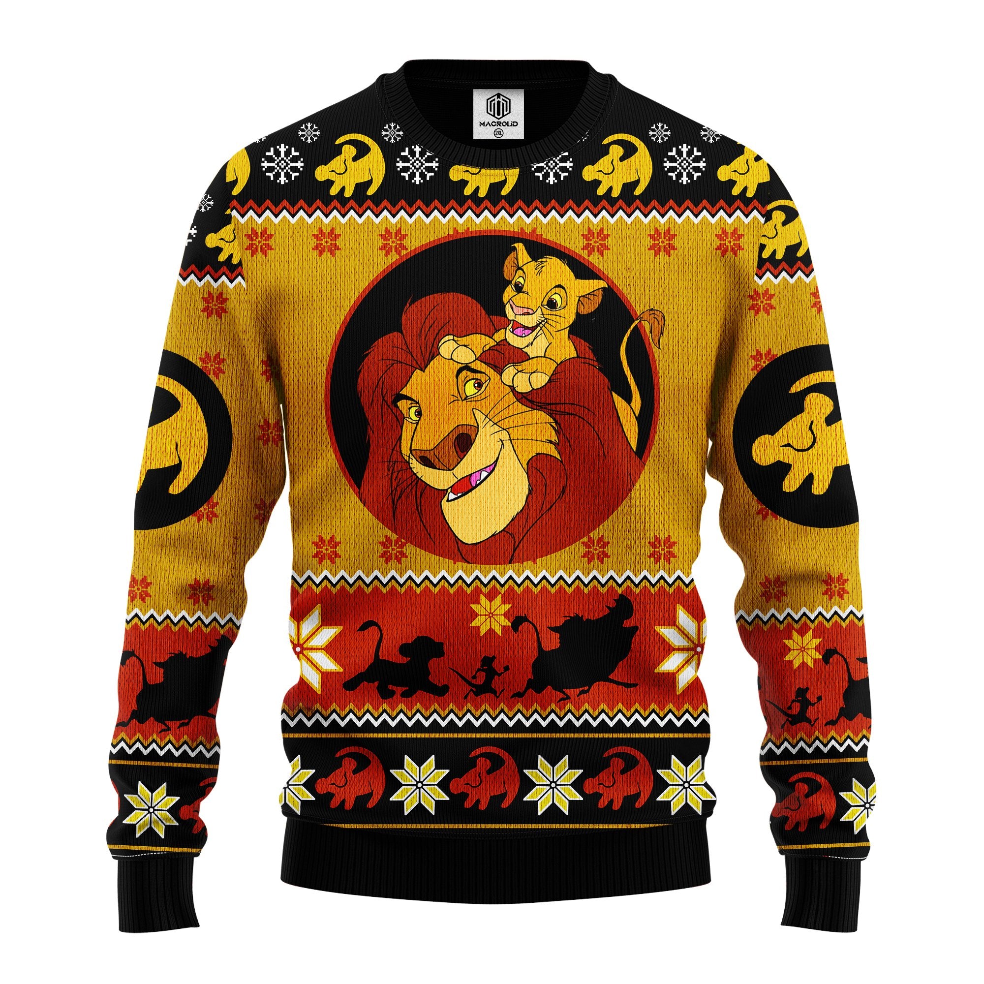 Lion King Simba Ugly Christmas Sweater Amazing Gift Idea Thanksgiving Gift