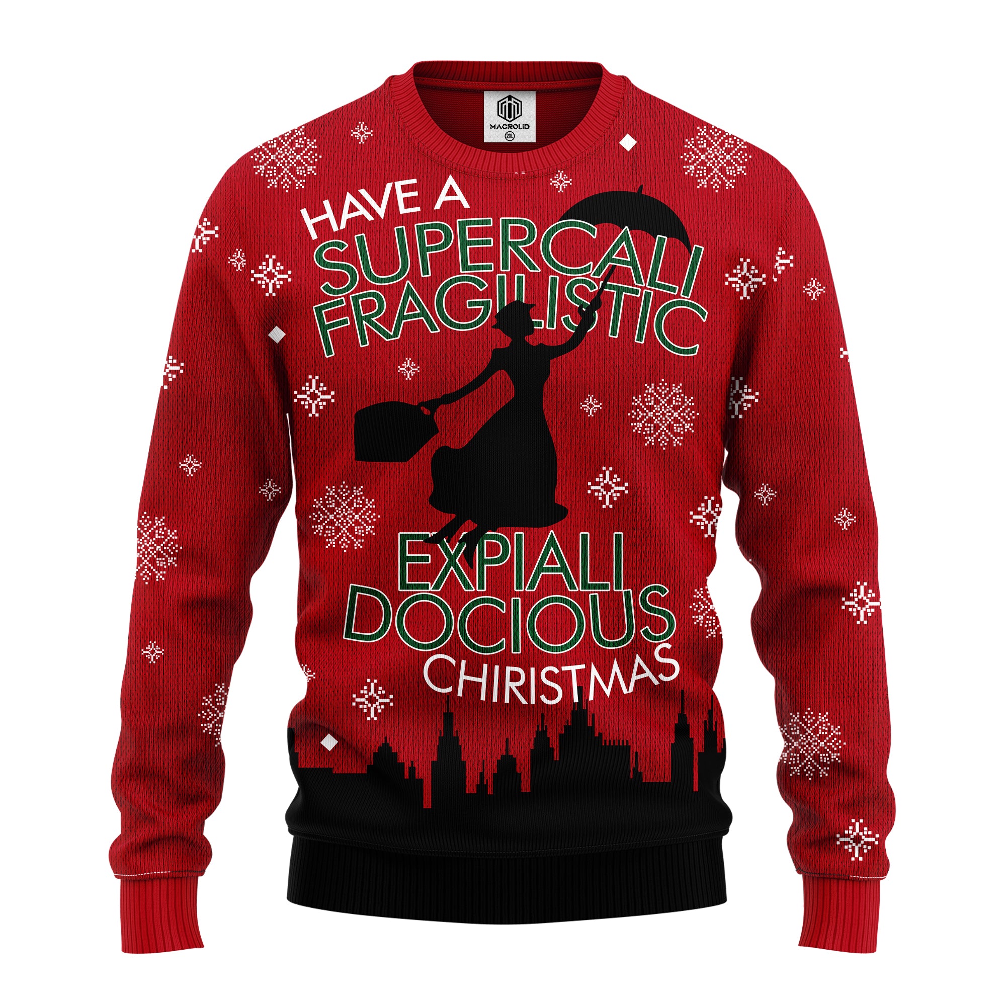 Mary Poppins Ugly Christmas Sweater Amazing Gift Idea Thanksgiving Gift