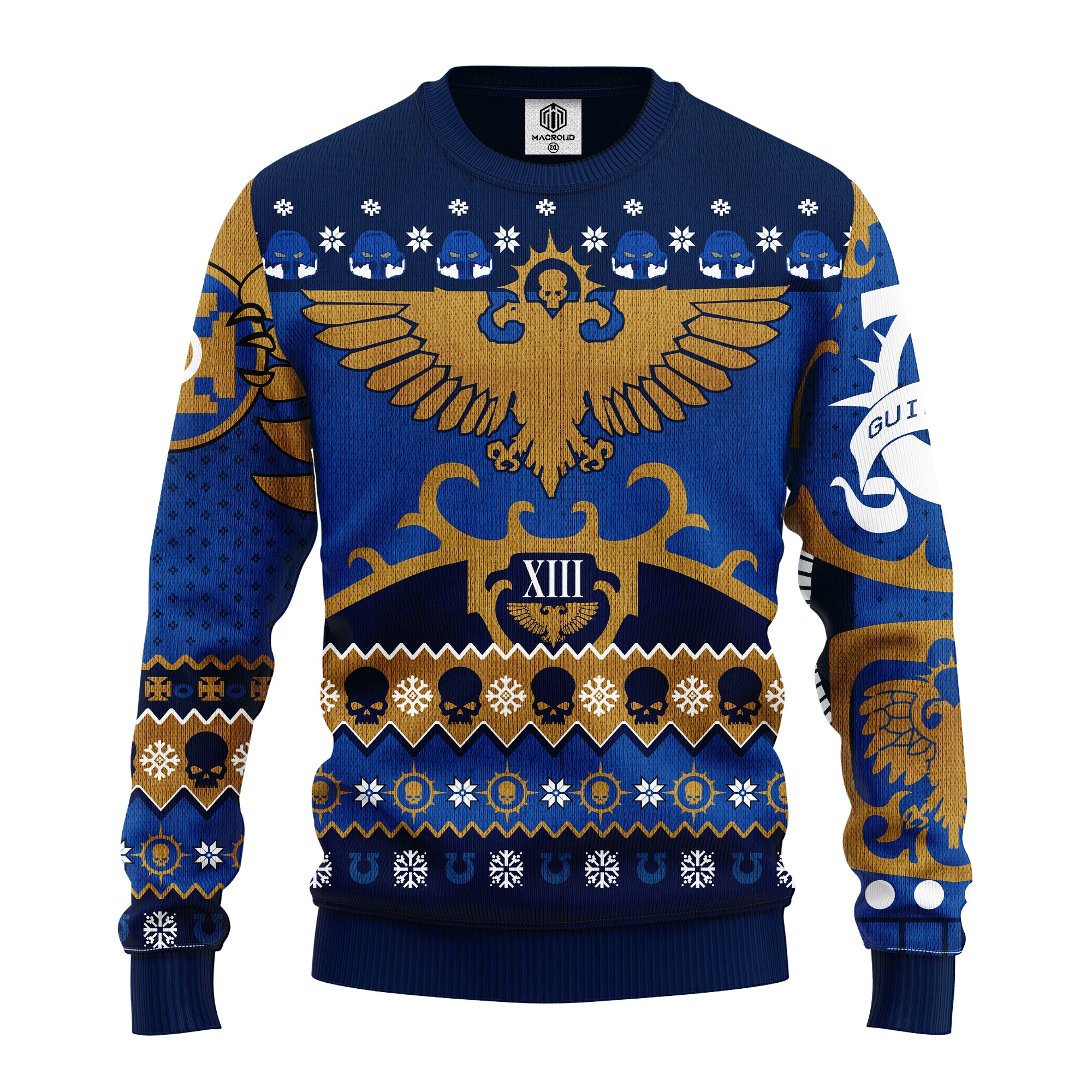 Warhammer 40K Blue Ugly Christmas Sweater Amazing Gift Idea Thanksgiving Gift