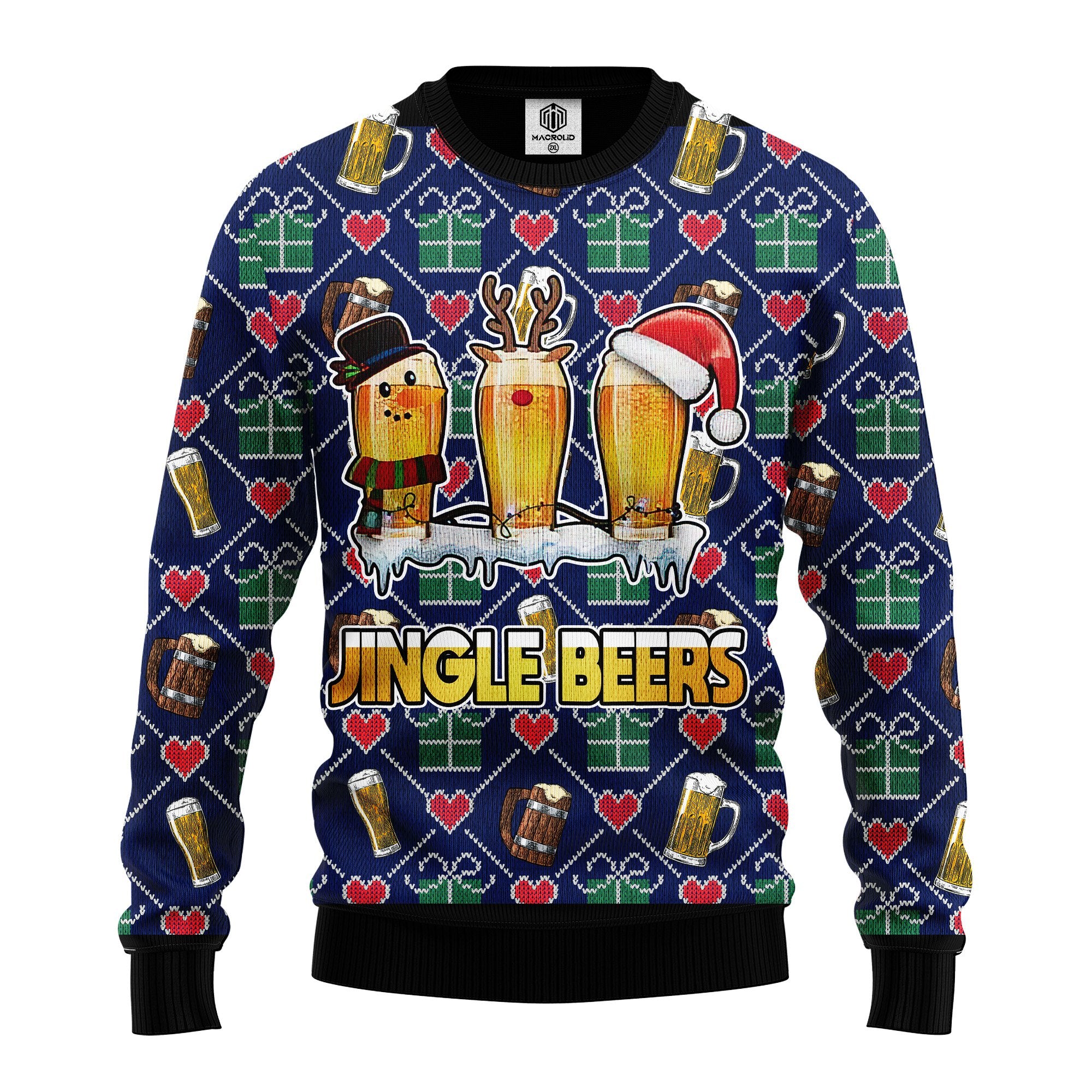 Jingle Beer Ugly Christmas Sweater Amazing Gift Idea Thanksgiving Gift