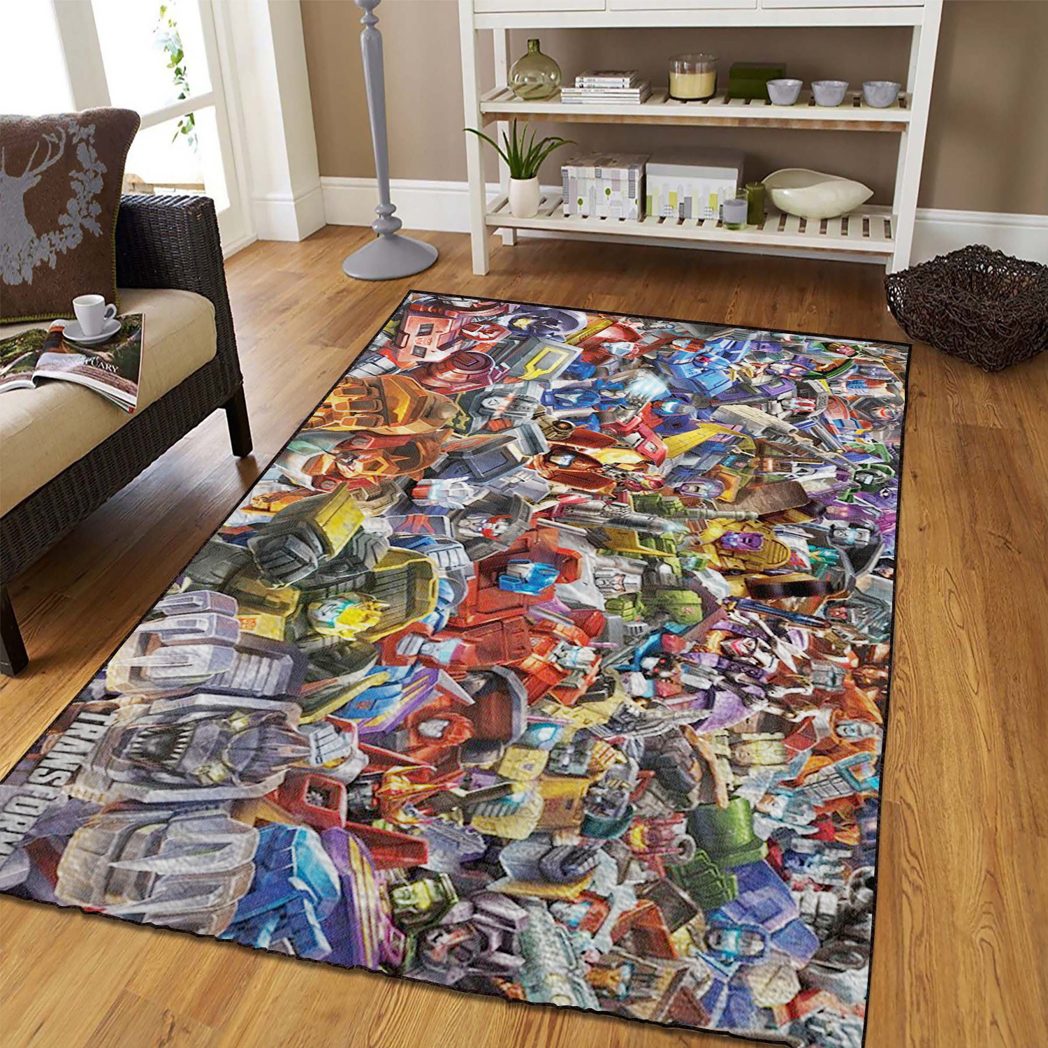 Transformer Area Rug Home Decor Bedroom Living Room Decor