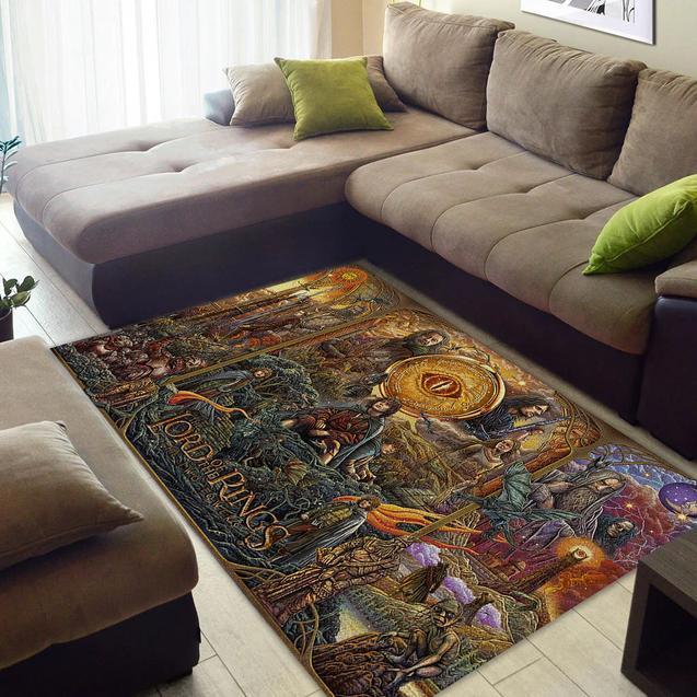The Lord Of The Rings The Two Towers Are Rug Home Decor Bedroom Living Room Decor