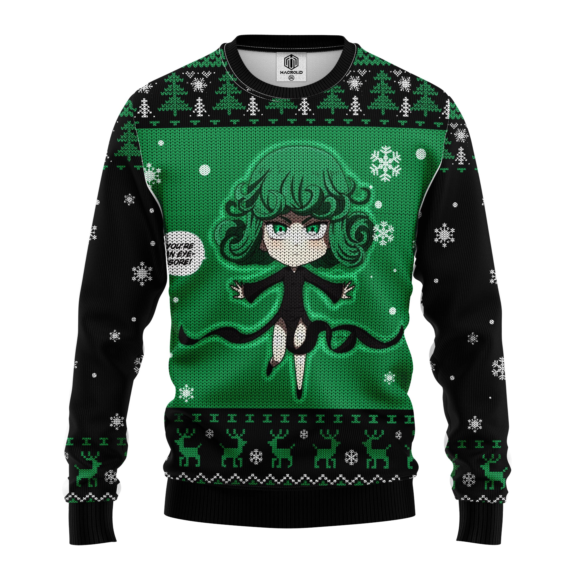 Tatsumaki One Punch Man Ugly Christmas Sweater Xmas Gift