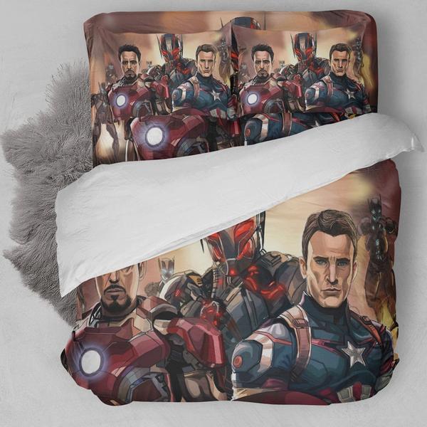 The Avengers Anime Bedding Set