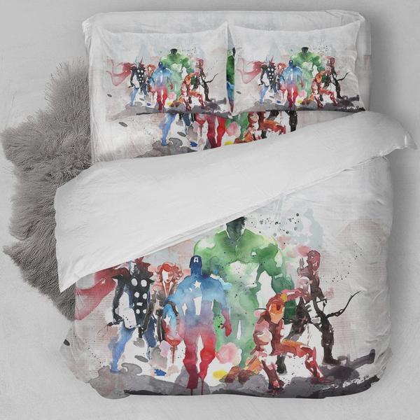 The Avengers Artwork Bedding Set