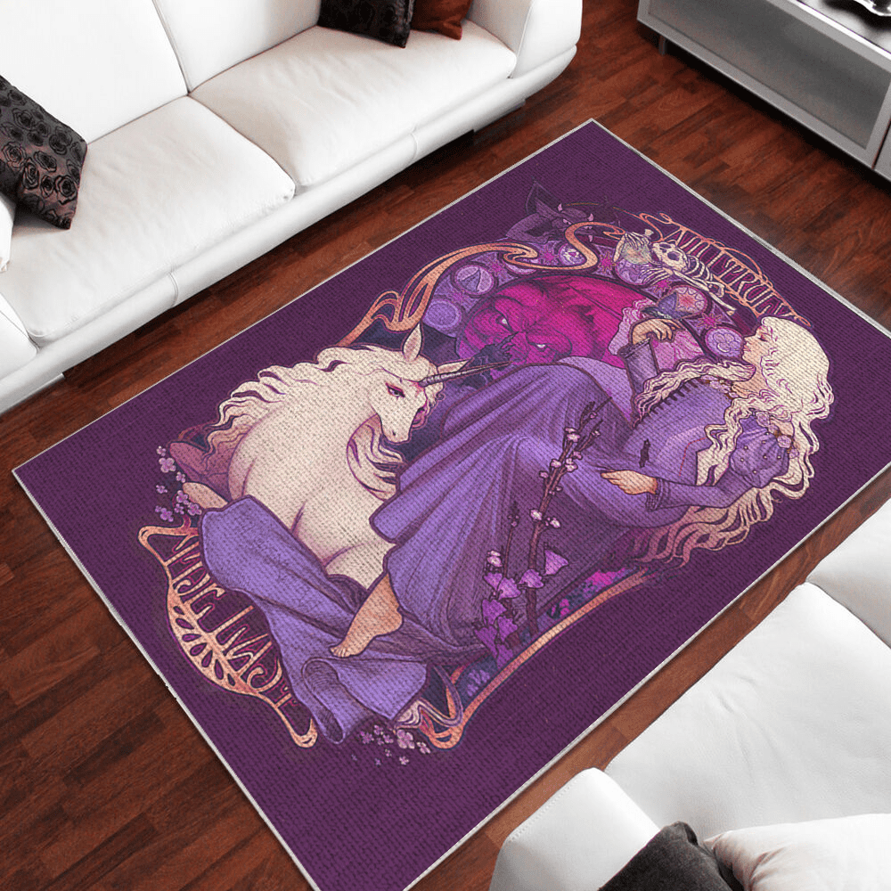 The Last Unicorn Area Rug Home Decor Bedroom Living Room Decor