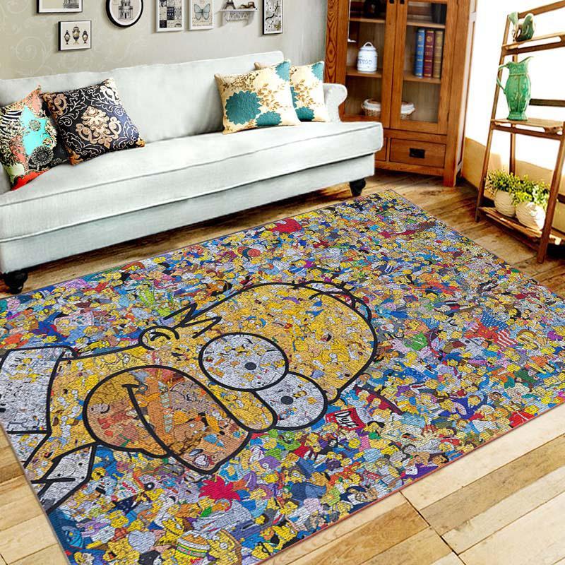 The Simpsons Area Rug Home Decor Bedroom Living Room Decor