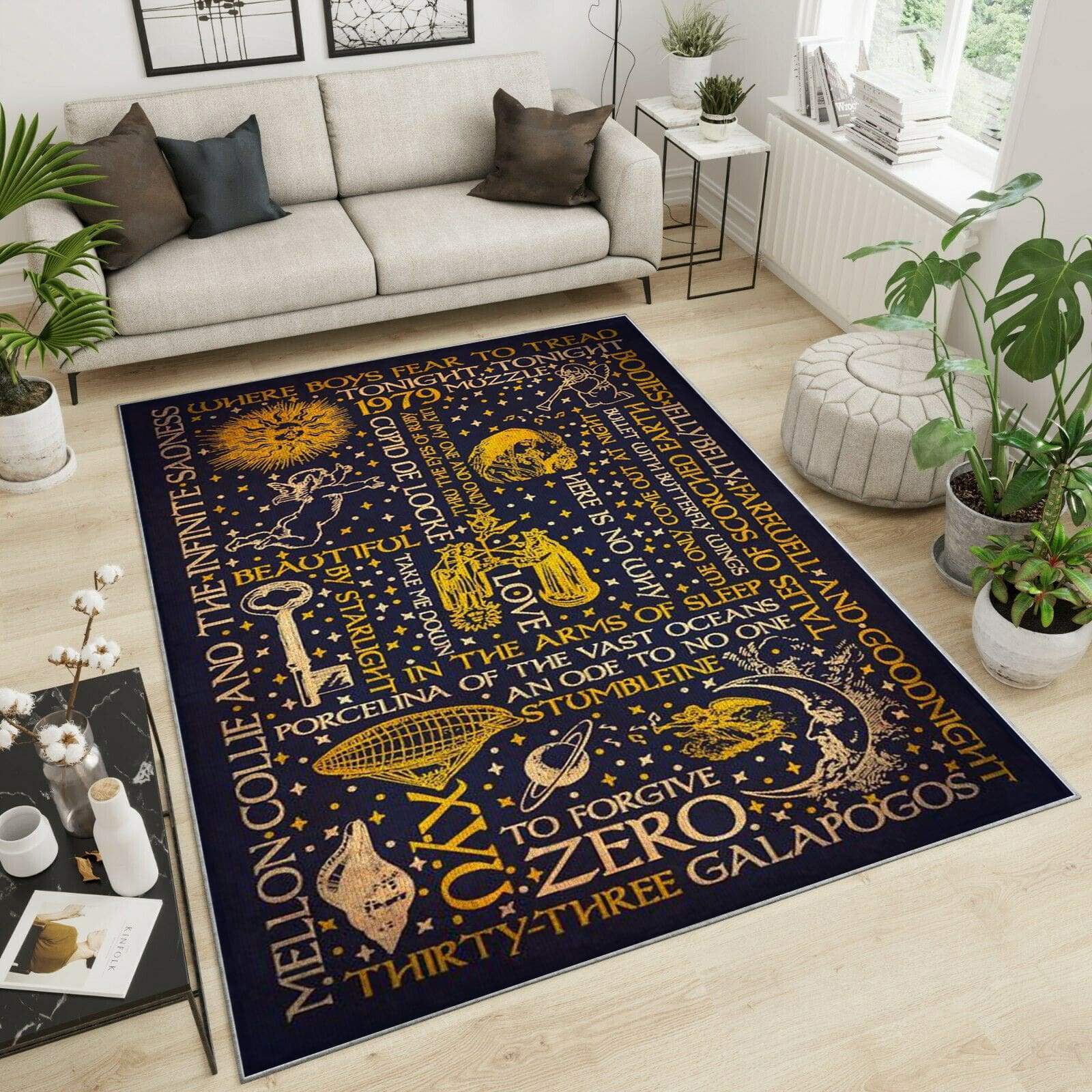 The Smashing Pumpkins Area Rug Home Decor Bedroom Living Room Decor