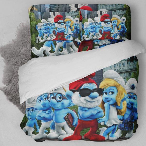 The Smurfs Bedding Set