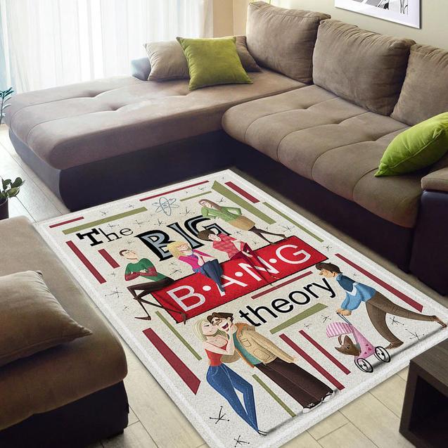 The Big Bang Theory Rug Home Decor Bedroom Living Room Decor