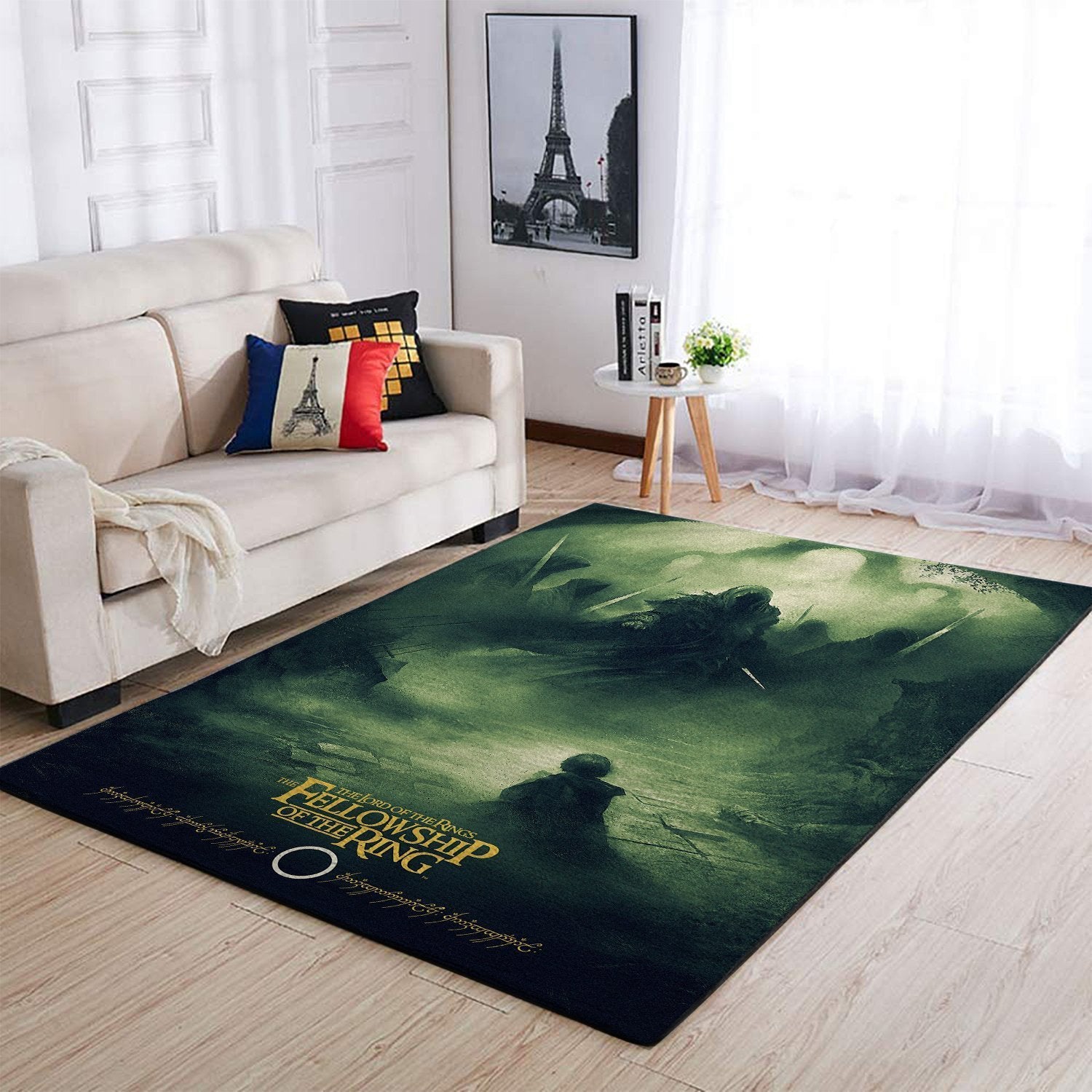 The Lord Of The Rings Area Rug The Fellowship Of The Ring Area Rug Home Decor Bedroom Living Room Decor