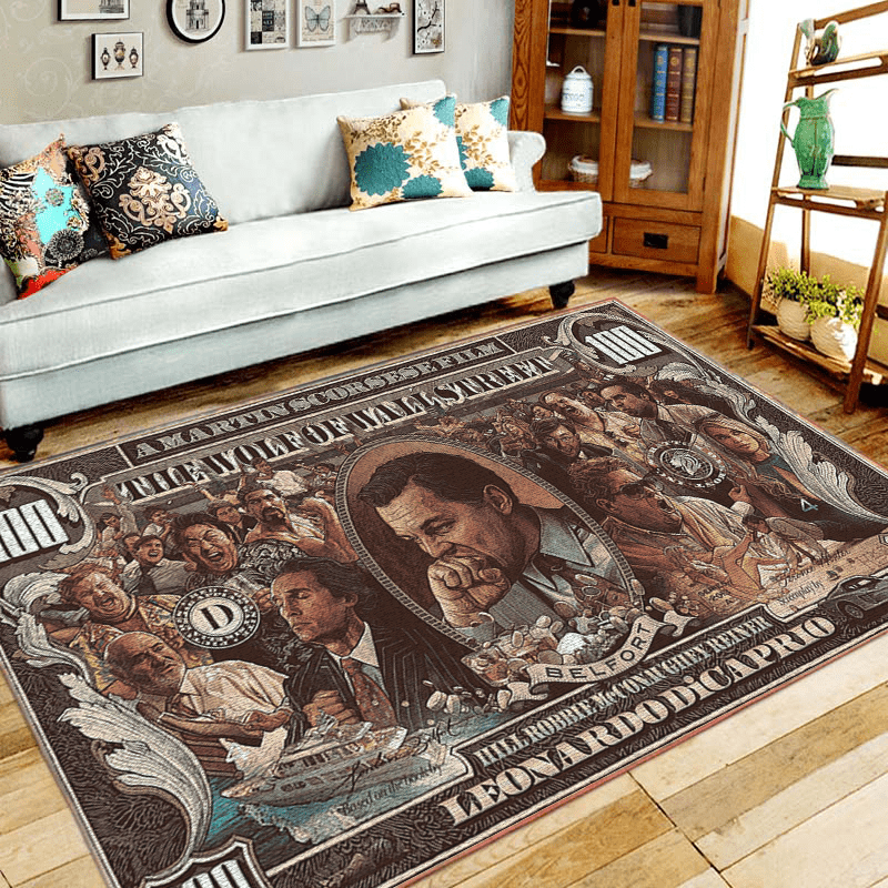 The Wolf Of Wall Street Area Rug Home Decor Bedroom Living Room Decor