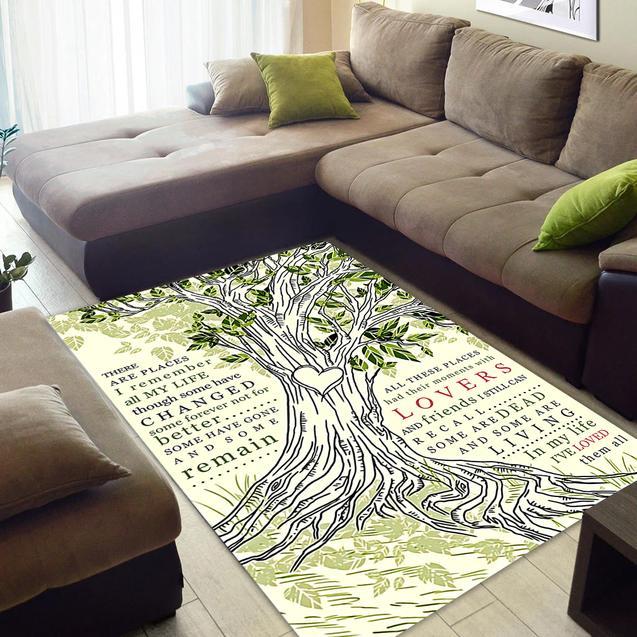 There Are Places I Remember Lyrics Area Rug Home Decor Bedroom Living Room Decor