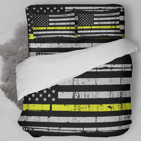 Thin Yellow Line Bedding Set