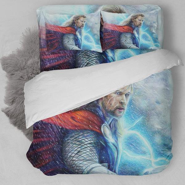 Thor Superhero Artwork Painting A Bedding Set