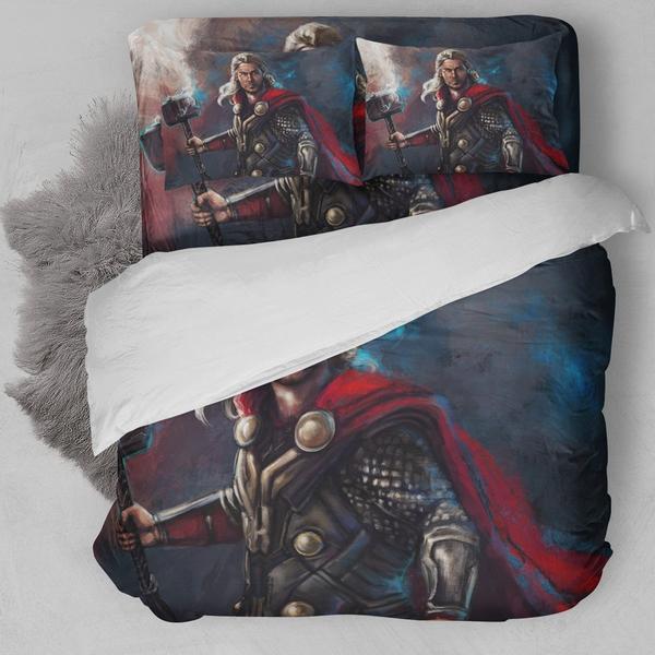 Thor Superhero Artwork Painting Bedding Set