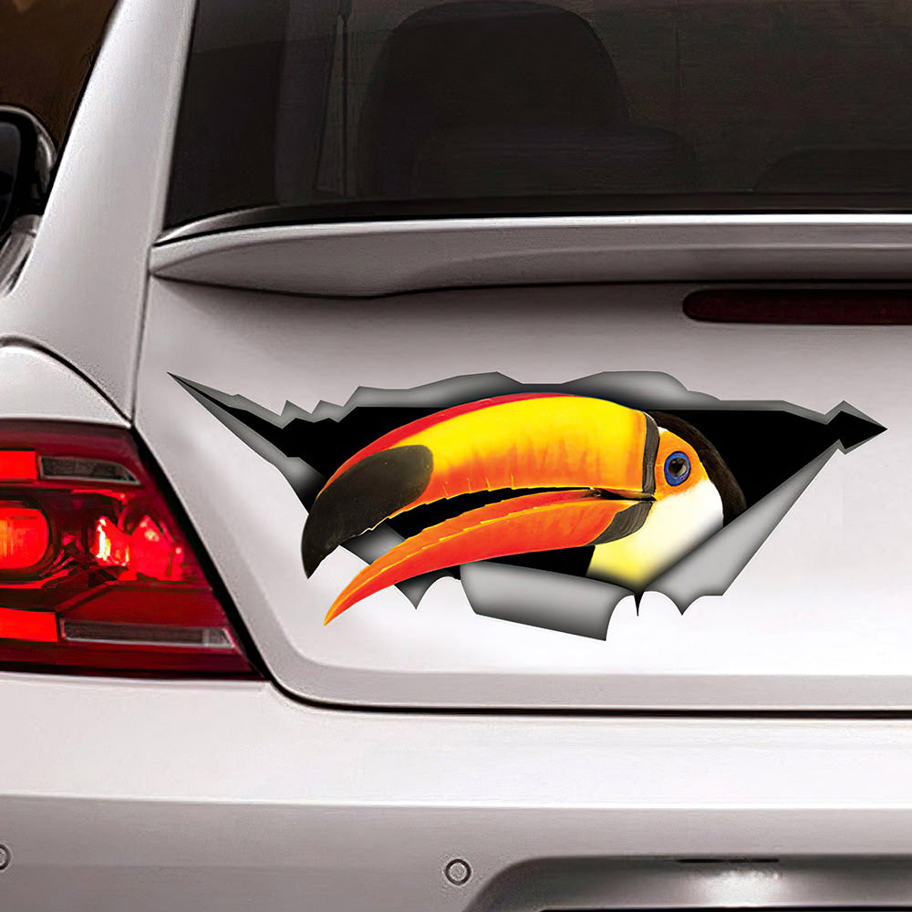 Best Toco Toucan Car 3D Stickers Decal Car Accessories Car Decoration Amazing Gift Idea